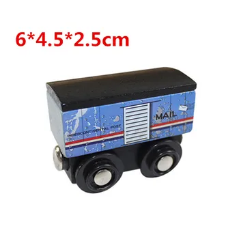 

EDWONE wooden magnetic train for Tmas wooden tracks can be connected to the Tmas train variety wooden train E3postman Malone