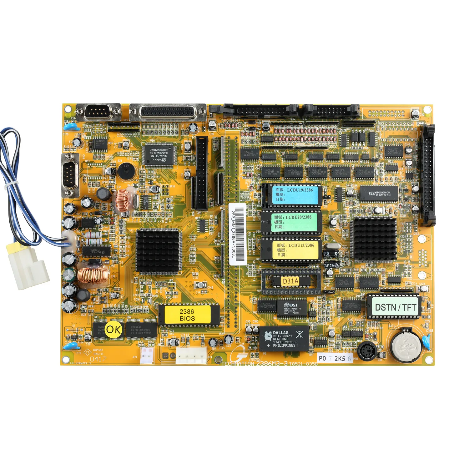 

Techmation 2386 MMI display card mother board for Haitian injection molding machine