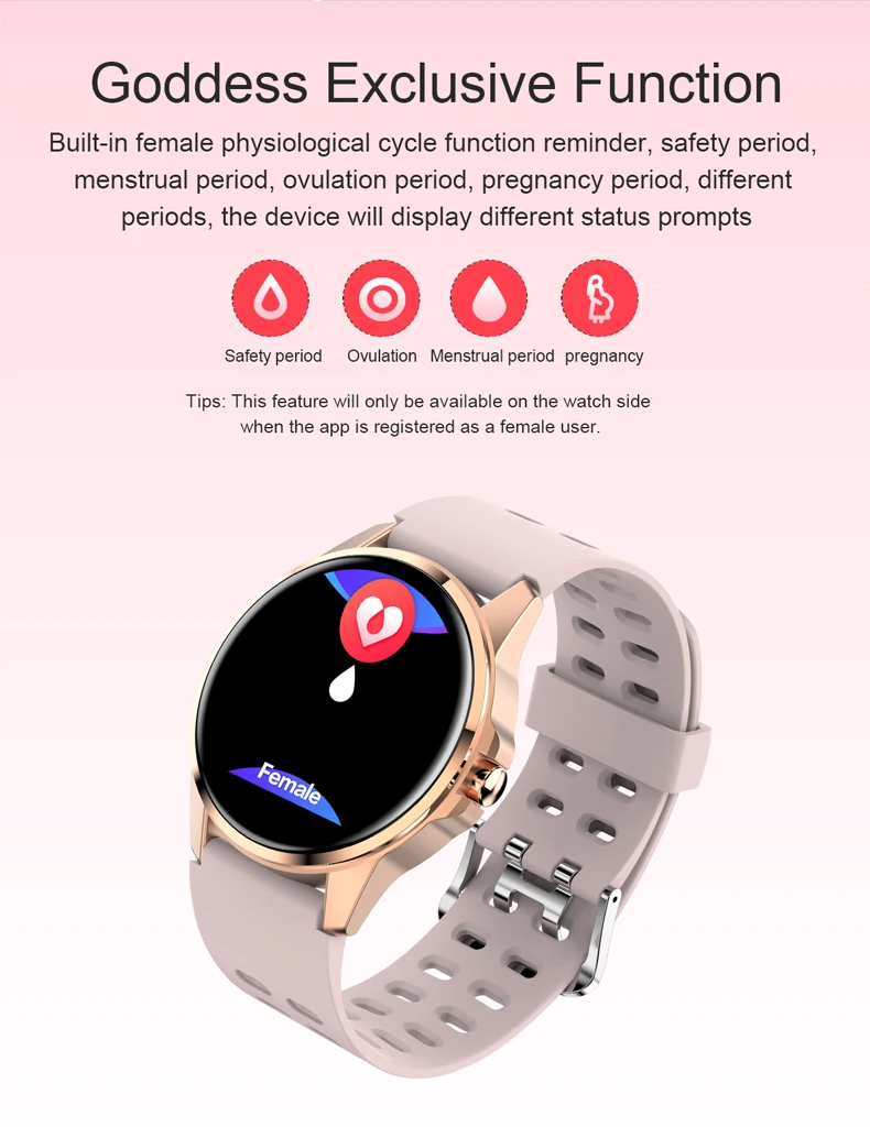 Спортивные мужские Смарт-часы R23 Bluetooth IP67Waterproo женские Смарт-часы с женским физиологом для iPhone xiaomi huawei phone PK iwo gt