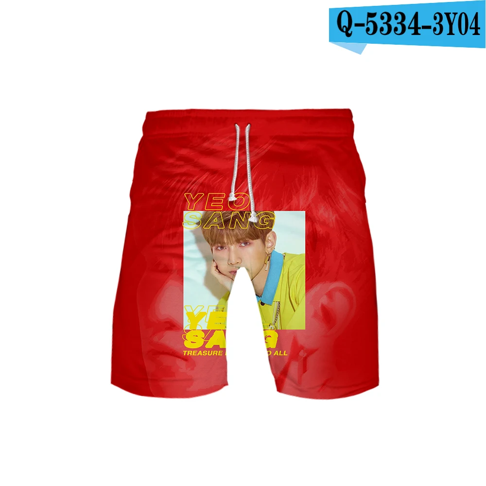 ATEEZ 3D пляжные шорты мужские эксклюзивные модные летние повседневные шорты модные хип хоп Короткие 3D Брюки пляжная одежда XXS-6XL - Цвет: 10