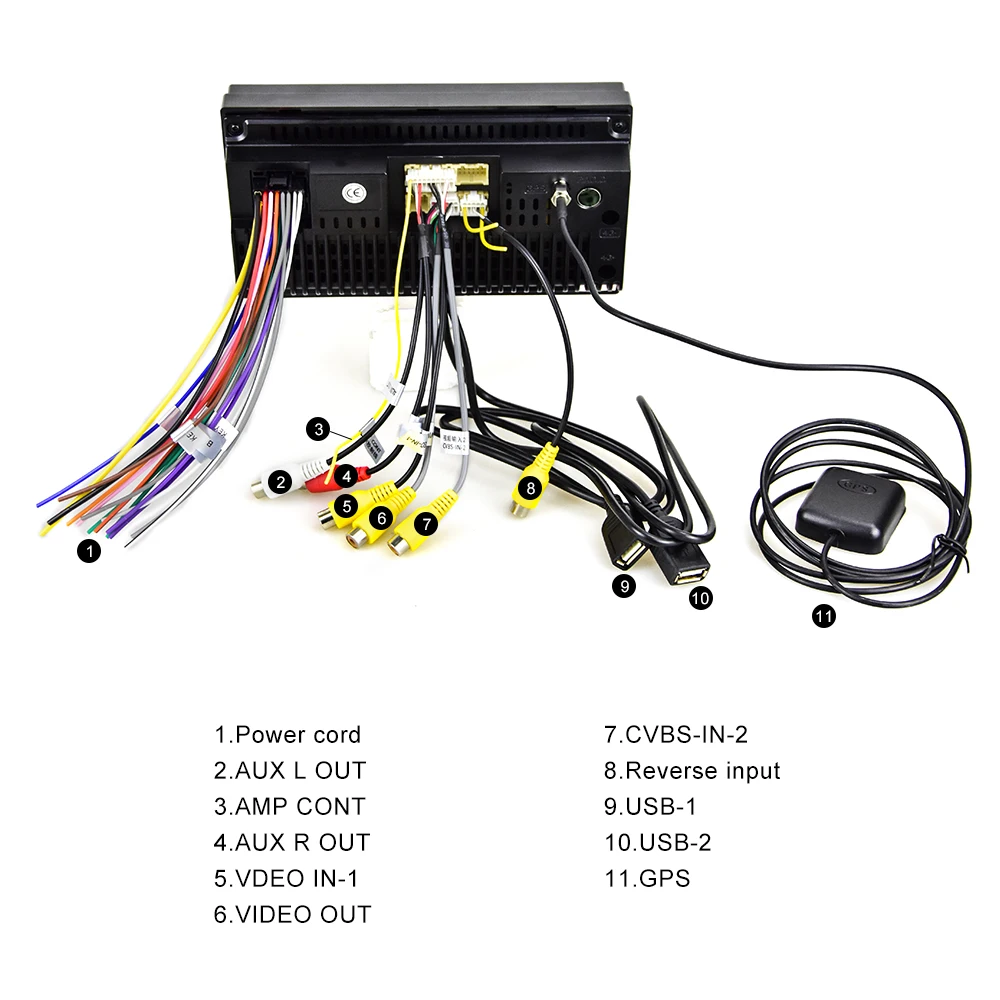 Podofo USB 2,0 4Pin 6PIN USB Adapter Android Auto Radio Daten Ladekabel  Adapter Für Ford