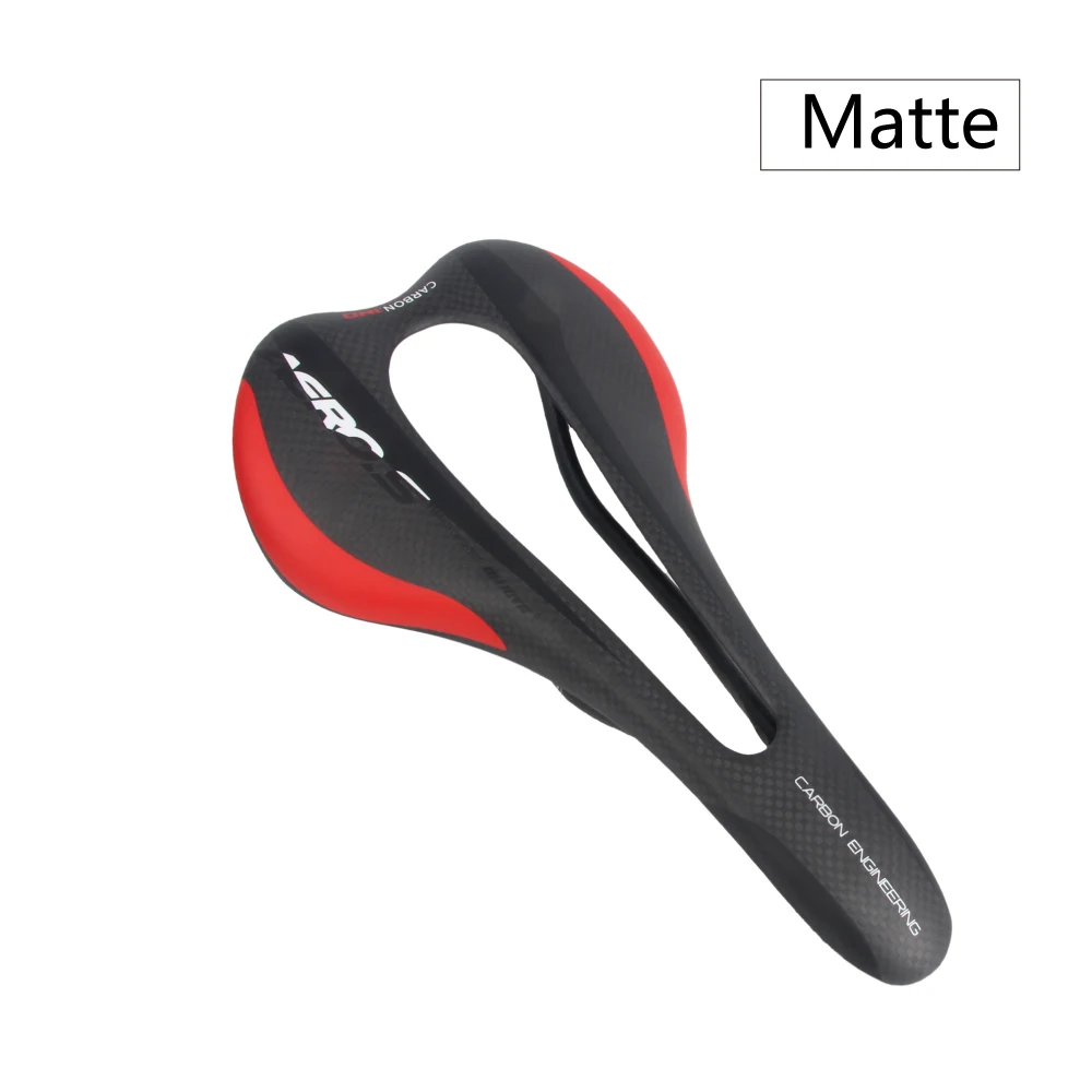 Red Matte Ullicyc Оригинальное 3 к карбоновое седло для шоссейного велосипеда, горное дорожное велосипедное седло 3 к карбоновое матовое черное красное зеленое синее - Цвет: Red Matte