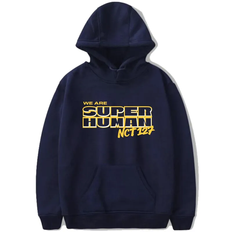 PG057 Nct 127 альбом We Are SUPERHUMAN Супер Человеческие толстовки KPOP пуловеры с капюшоном