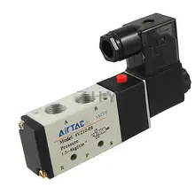 DC 24V 4,8 W 125mA 2 Позиция 5 путь Магнитная электромагнитный клапан 4V210-08