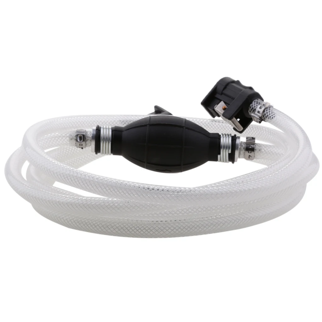 

Universal 5/16" Fuel Gas Line Hose Outboard Primer Bulb for Boat White