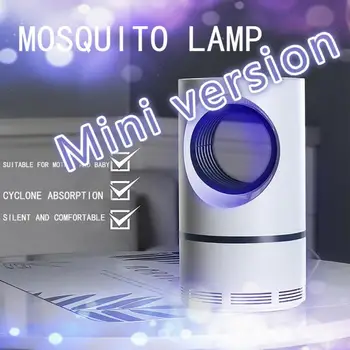 

Home Mini Electric Mosquito Killer Lamp Fly Bug Catcher Effective Mosquito Killer LED Light Mosquitos Trap Pest Control Lamp New