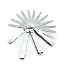 Линейка зазоров из нержавеющей стали 0,02-1 мм щуп кусок 89 мм длина метрический щуп датчик заполнения 32 лезвия измерительный инструмент