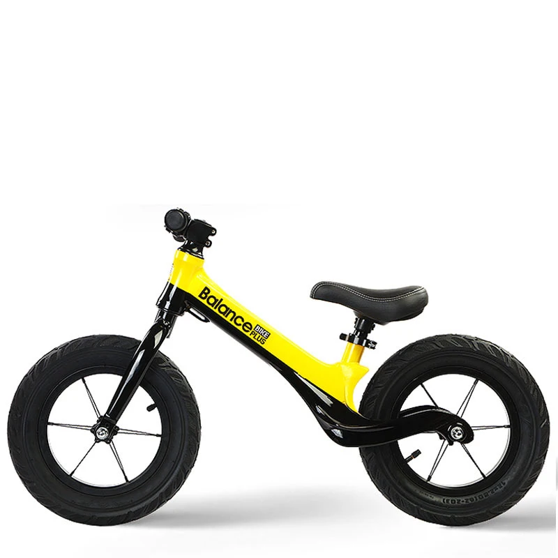 Детский Сияющий беговел без педалей, ультралегкий велосипедный тренировочный велосипед для вождения, для детей 2-6 лет, подарок для детей - Цвет: Зеленый