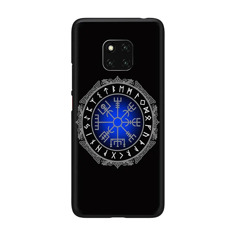 EWAU Viking Vegvisir Odin скандинавский Мягкий ТПУ чехол для телефона huawei Y5 Y6 Y7 Prime Y9 mate 10 20 30 Pro Lite Nova 3 3i 5i - Цвет: B3