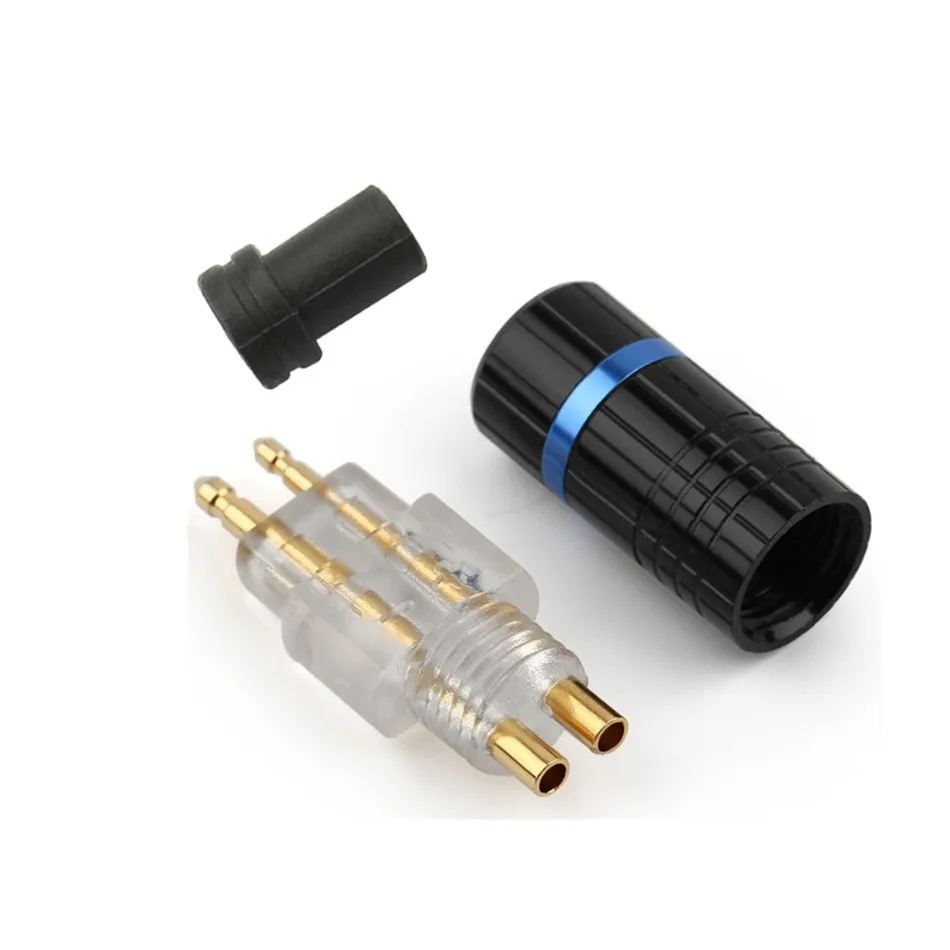 Earphone Pin Plug Upgrade Repair Adapter For HD600 HD650 HD580 HD25 Audio Jack Solder Wire Connector Portable Headphone Plug