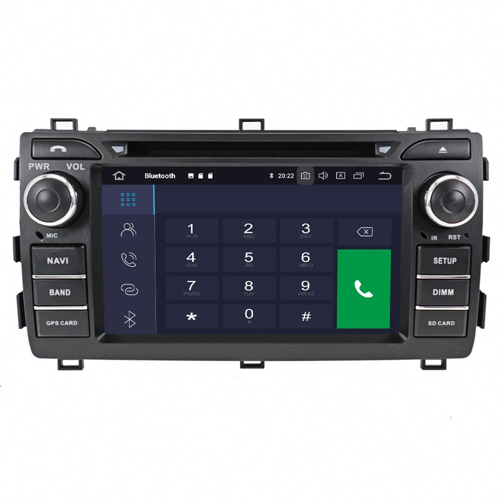 DSP Android 9,1 gps автомобильный dvd плеер с навигацией плеер для Toyota Auris 2013+ Автомобильное Стерео Радио мультимедийный плеер головное устройство магнитофон