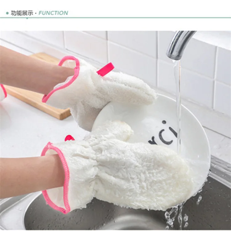 

Kitchen Gloves Silicone Household Breathable Cleaning Glove Kitchen Accessories Dishwashing Scouring Cleaning