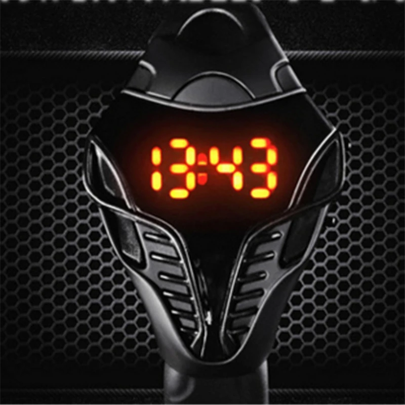 Cool Elite Children s Watch Snake Future Warrior Children Watches LED Kids Clock Electronic Digital Date 2