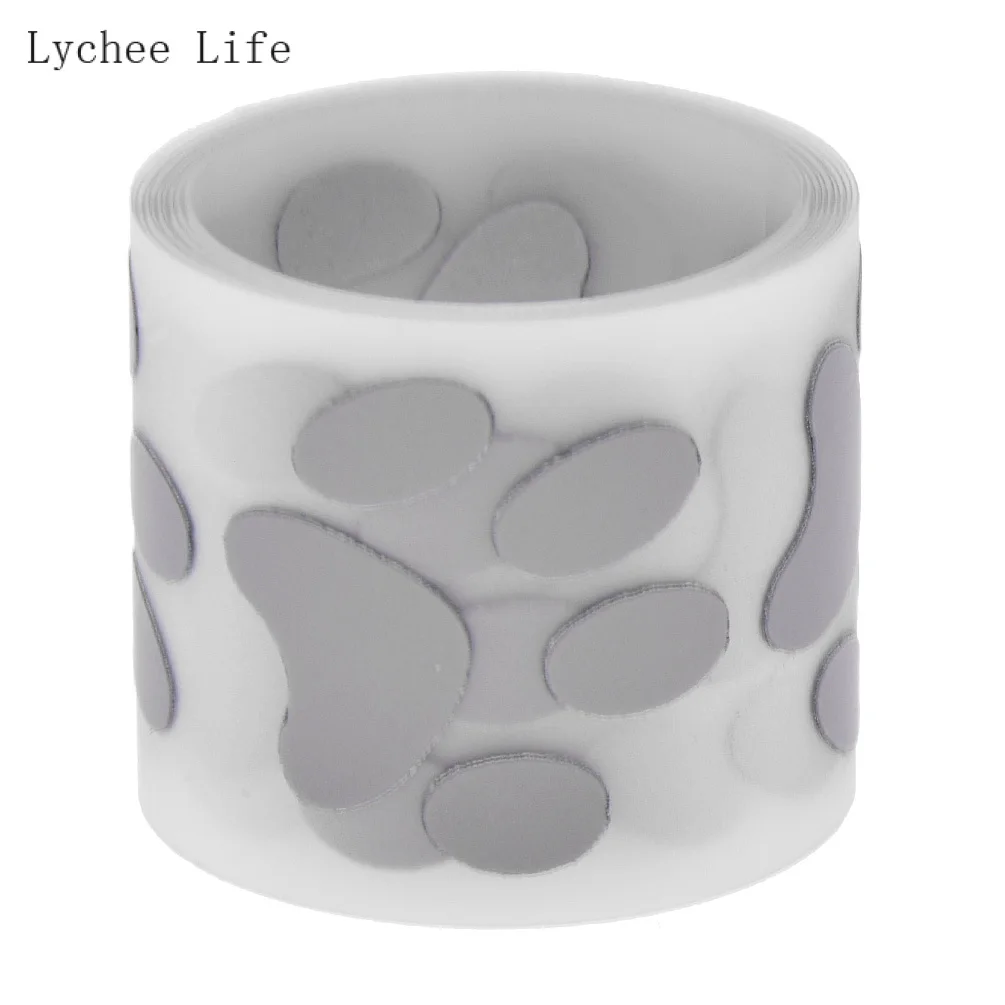 Lychee Life 25 мм x 1 м светоотражающая лента Железная на ткани Одежда DIY теплопередача виниловая пленка ручной работы - Цвет: 5