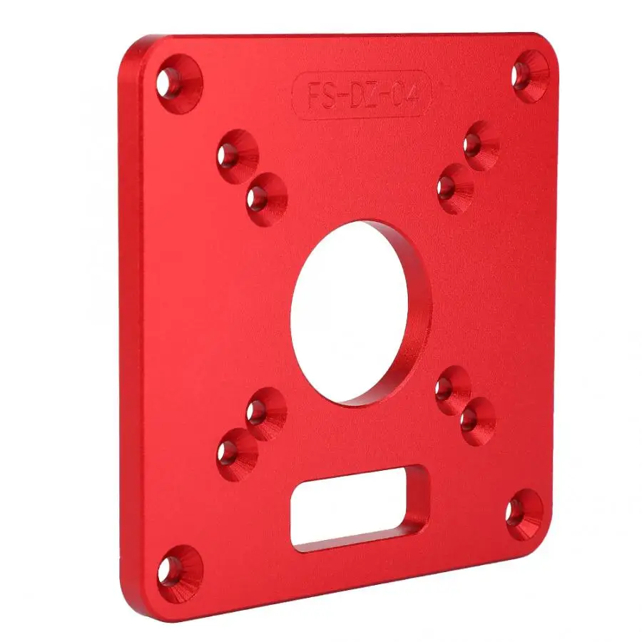 bench Router Table Insert Plate Aluminum Alloy 6061 Anodic Oxidation Engraving Router Table Plate router table