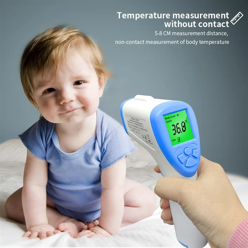 

Babies Kids Non-contact Forehead Thermometer Infrared Thermometer Digital LCD Ear Gun Home Outdoor Portable Thermometer