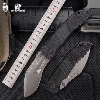

HX OUTDOORS NEW 7CR17 Blade Folding Knife Outdoor Camping Hunting Survival Tactical Bushcraft Multitool EDC Utility Knife ZD-21