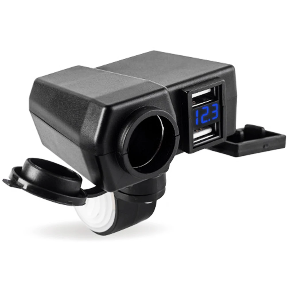 Eafc Motorcycle Accessories Cigarette Lighter Socket Power 5v 4.2a Dual