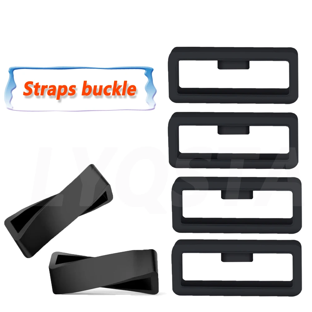 Rubber Replacement Watch Straps Band Loop Security Holder Retainer Ring