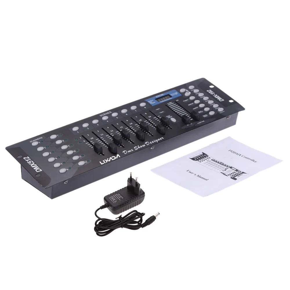 Контроллер света дискотеки 192 каналов DMX512 Контроллер консоль для сценического освещения вечерние DJ диско-Операторское Оборудование