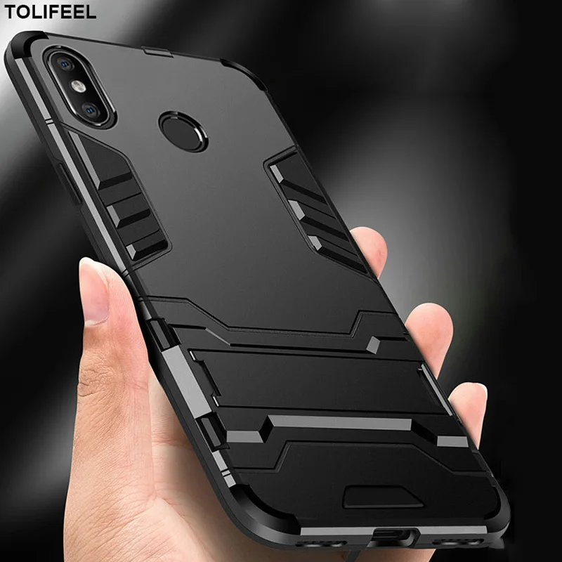 For Xiaomi Redmi 6 6A Note Pro Case Silicone Cover Anti-Knock Hard PC Robot Armor Slim Phone Back Cases Mi A2 Lite | Мобильные