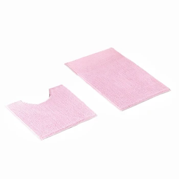

Bathroom 2Pcs/Set Bathroom Mat Set Floor Rugs Cushion Toilet Seat Cover Bath Mat For Home Decoration