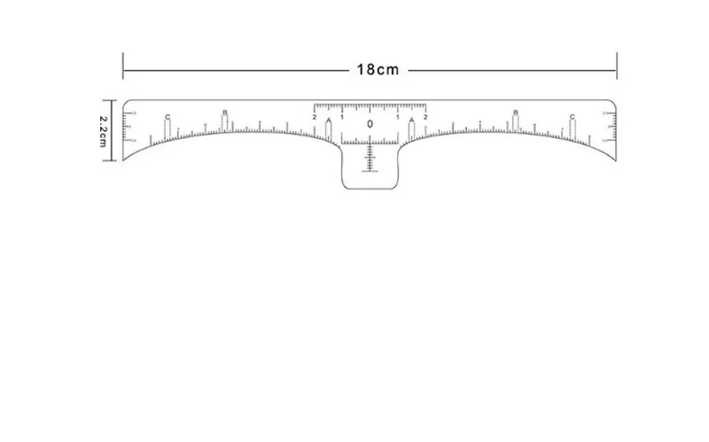10 шт одноразовые большие линейки для бровей, аксессуары для микроволокна, измерительный знак, Перманентный макияж, наклейки, тату, набор инструментов