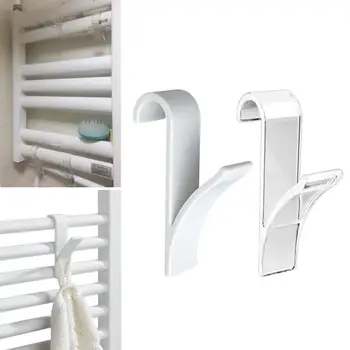 

5Pcs High Quality Hanger For Heated Towel Rail Radiator Tubular Bath Hook Holder Bathroom Hangers Small Back Radiator Cap Hook