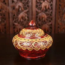

Wooden Jewelry Box Handicraft Carved Ornament Storage Box Decorative Treasure Box