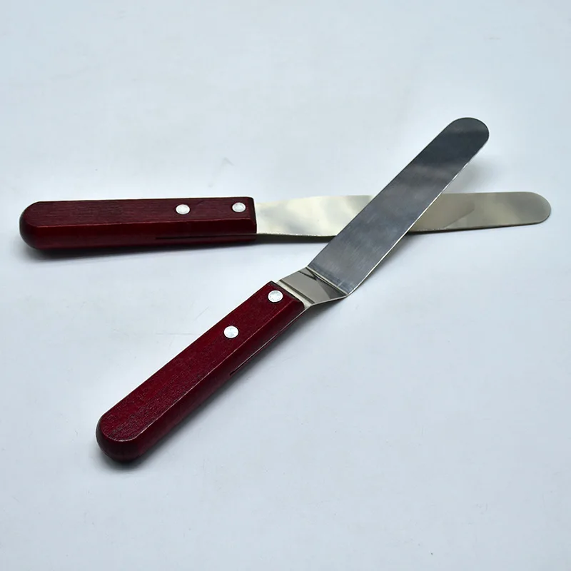 DIY Bakery Stainless Steel 6 Inch Butter Knife Bakery Cake Decorating Tools Cake Palette Knife Blade