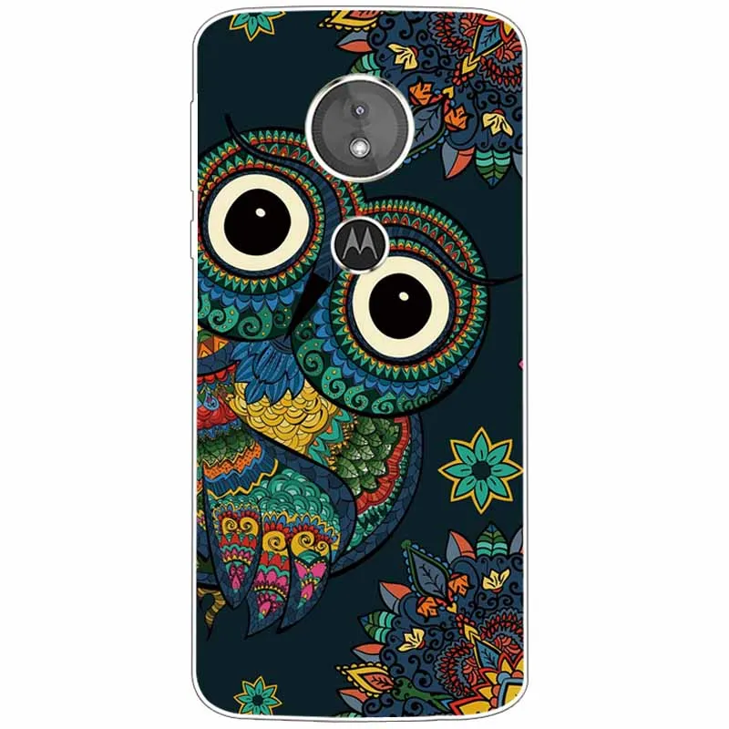 Animal Design TPU Soft Silicone Clear Case for Motorola Moto G6 Series