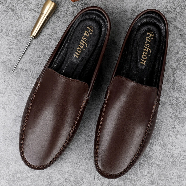 Jumpmore Mode Männer Müßiggänger Sommer Hausschuhe Wohnungen Faul Paare Schuhe Größe 37-46 – Detail 17