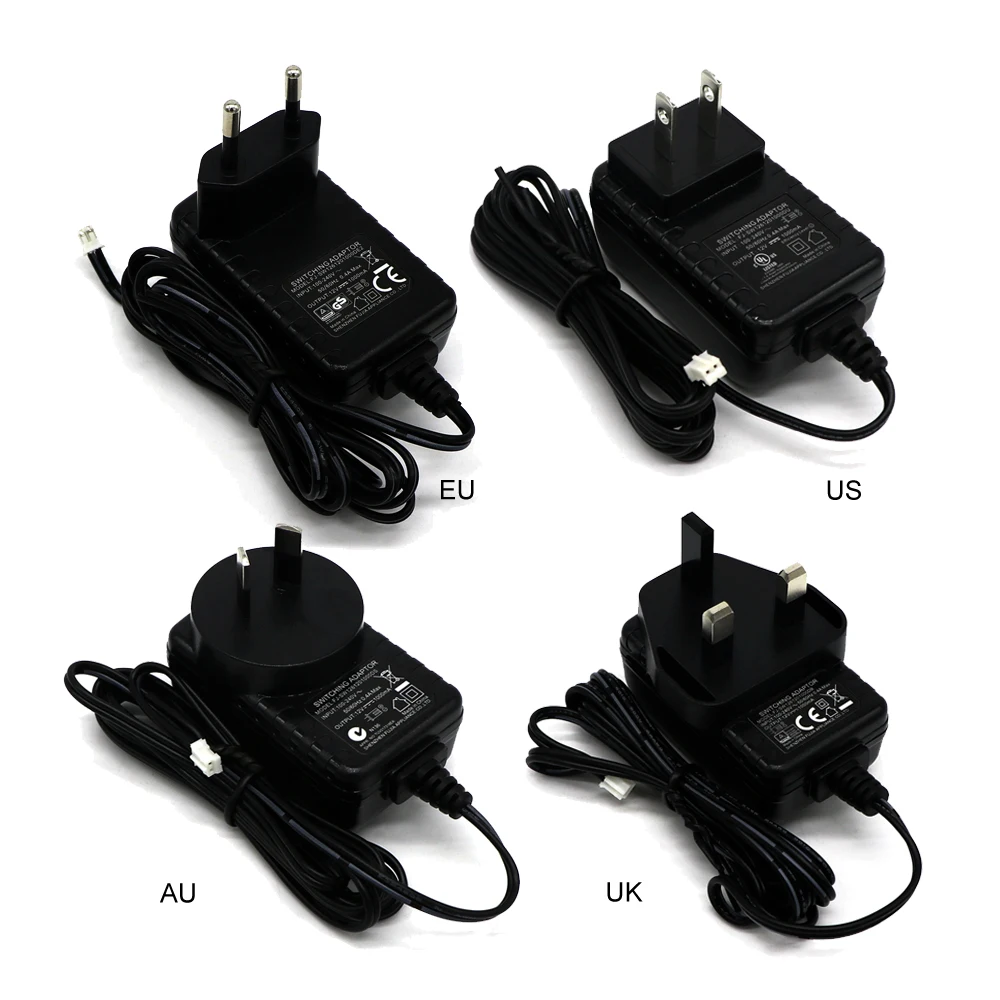 JeaTone DC 12V 1A монитор внутренней связи адаптер питания 2 контактный разъем