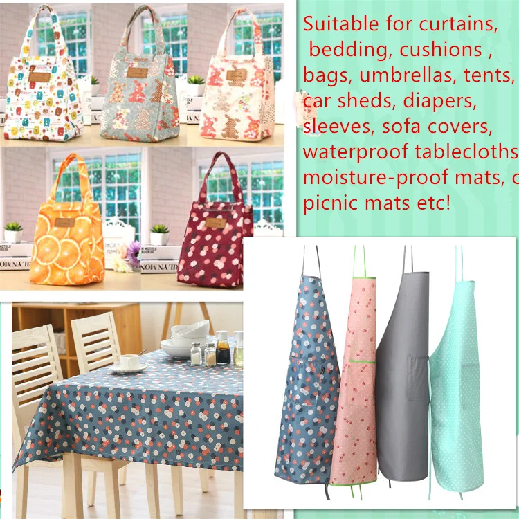 Weihnachten Eule Wasserdicht Polyester Stoff Polster PVC Oxford Beständig Durable Tisch Tasche baldachin Zelt Im Freien Kissen Tuch – Detail 3