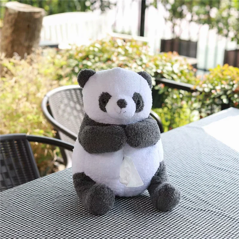 1 шт. 30 см kawaii животные Панда и белый медведь плюшевый тканевый набор полотенец для дома, комнаты, офиса украшения куклы Мягкие для детей игрушки