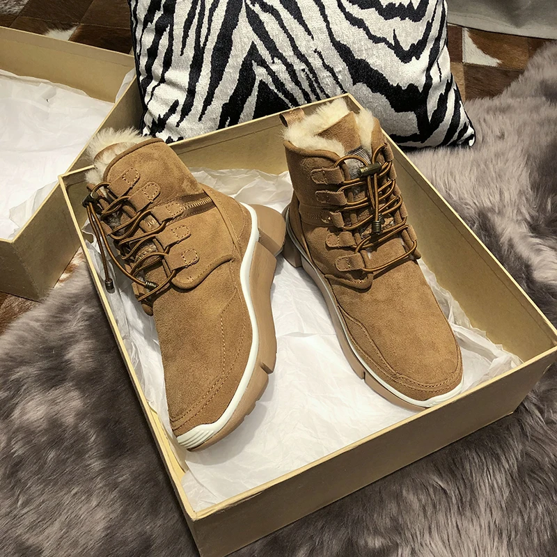 women's shearling ankle boots