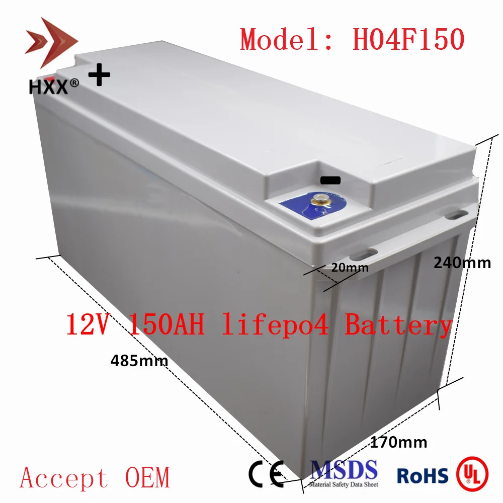 12V 150AH LiFePO4 Battery Deep Cycle Free