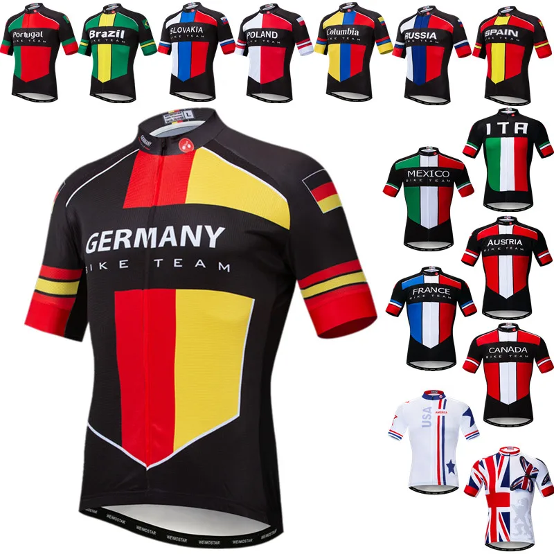 GERMAN NATIONAL TEAM Cycling Jersey MTB Cycling Jersey  Short Sleeve 