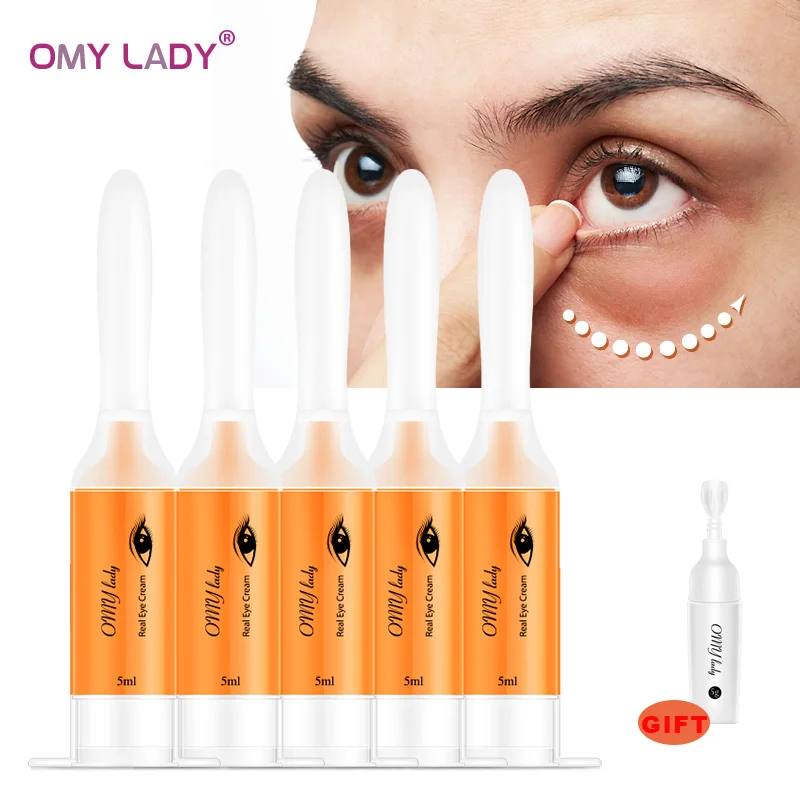 OMY LADY 5 шт. EyeCream мгновенное удаление очков укрепляющие глаза против отечности