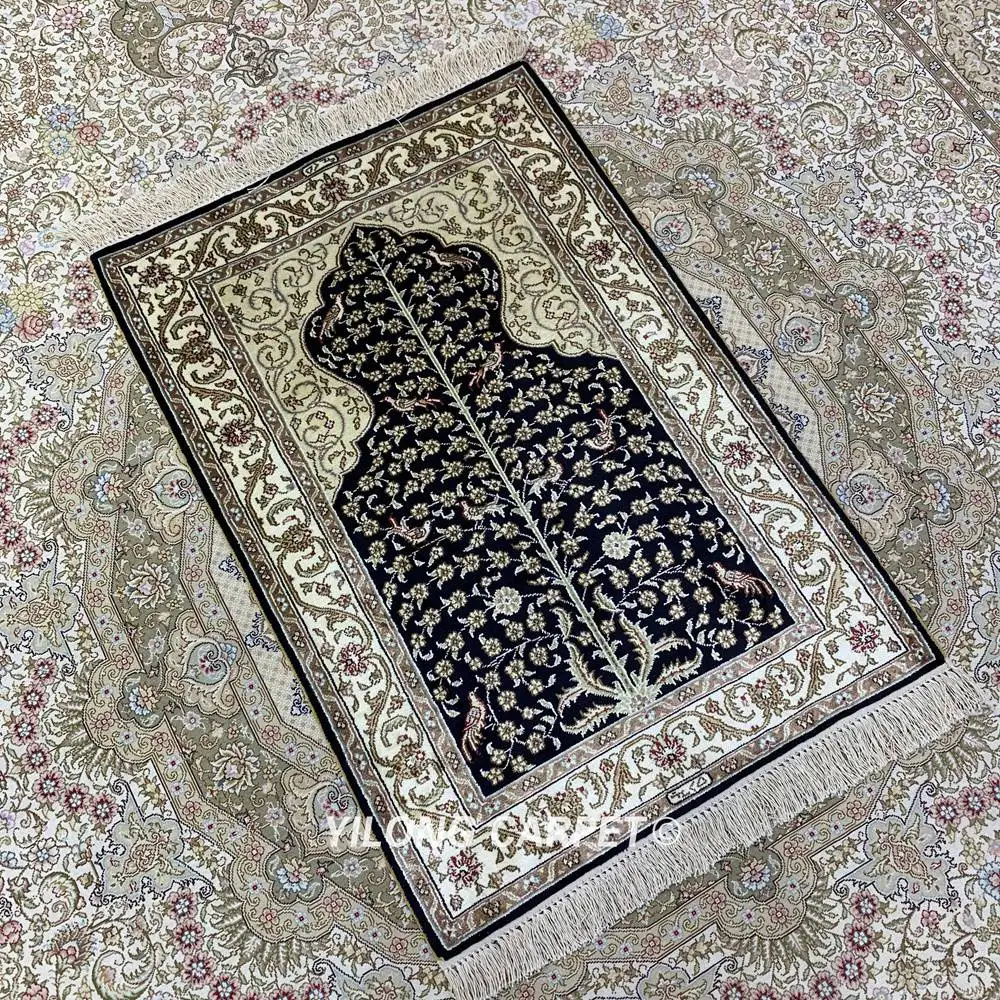 Yilong 2'x3' ручной персидский ковер турецкий специальный дизайн шелковый ковер (HF133B)