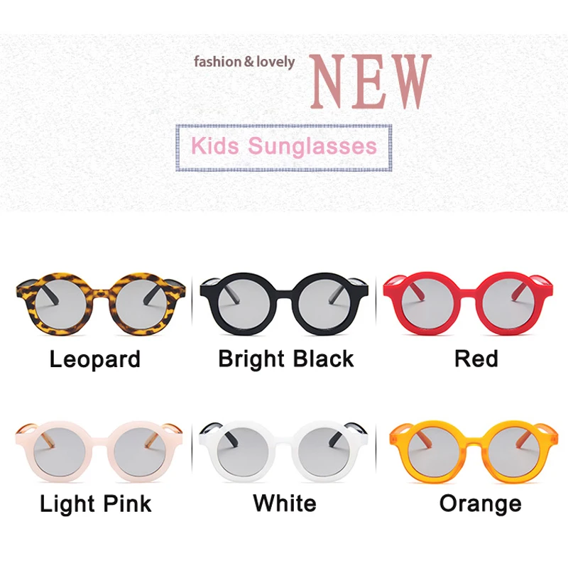 Модные детские солнцезащитные очки в круглой оправе, солнцезащитные очки для мальчиков и девочек, детские очки UV400 оттенков, Gafas De Sol