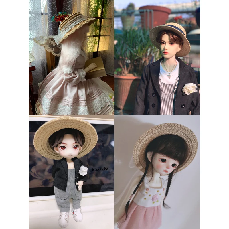 Cataleya 1/3 1/4 1/6 1/8 1/12 BJD SD Doll cappello di paglia|Dolls  Accessories| - AliExpress