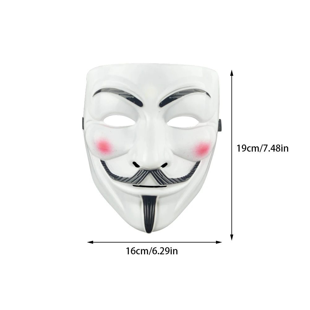 1 шт., 4 стиля, вечерние маски V для вендетты, маска Anonymous Guy Fawkes, необычный аксессуар для костюма для взрослых вечерние маскарадные маски на Хэллоуин