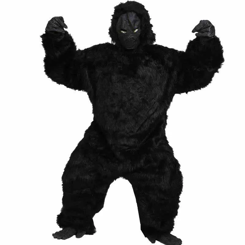 Cosmask halloween macacos engraçados gorilla masks festa para máscaras de  látex de macacos de orelhas grandes de cabelos longos - AliExpress