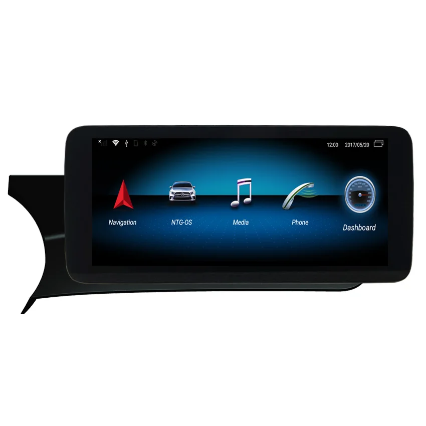 KANOR 10,25 дюймов 4+ 64G дисплей Android 9,0 для Mercedes Benz C Class W204 W205 автомобильный радиоэкран с gps навигацией Bluetoo