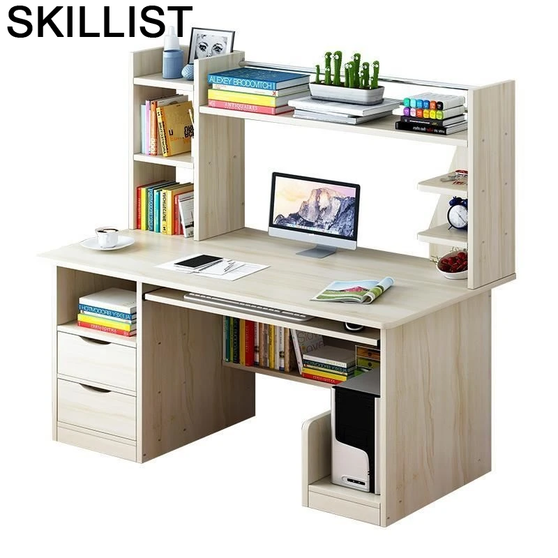 

Schreibtisch Tisch Scrivania Ufficio Escritorio Mueble Office Tavolo Tablo Computer Mesa Desk Laptop Table With Bookshelf