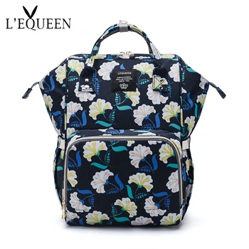 

LEQUEEN Large Capacity Mummy Maternity Nappy Bag Outdoor Mom's Backpack Nursing Bag Mummy Travel Backpack Zippers Baby Care Bag