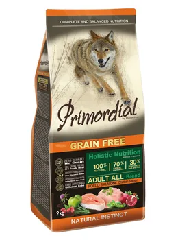 

Dog food. I think no cereal Paramount chicken and Salmon. Sack de 2Kg.