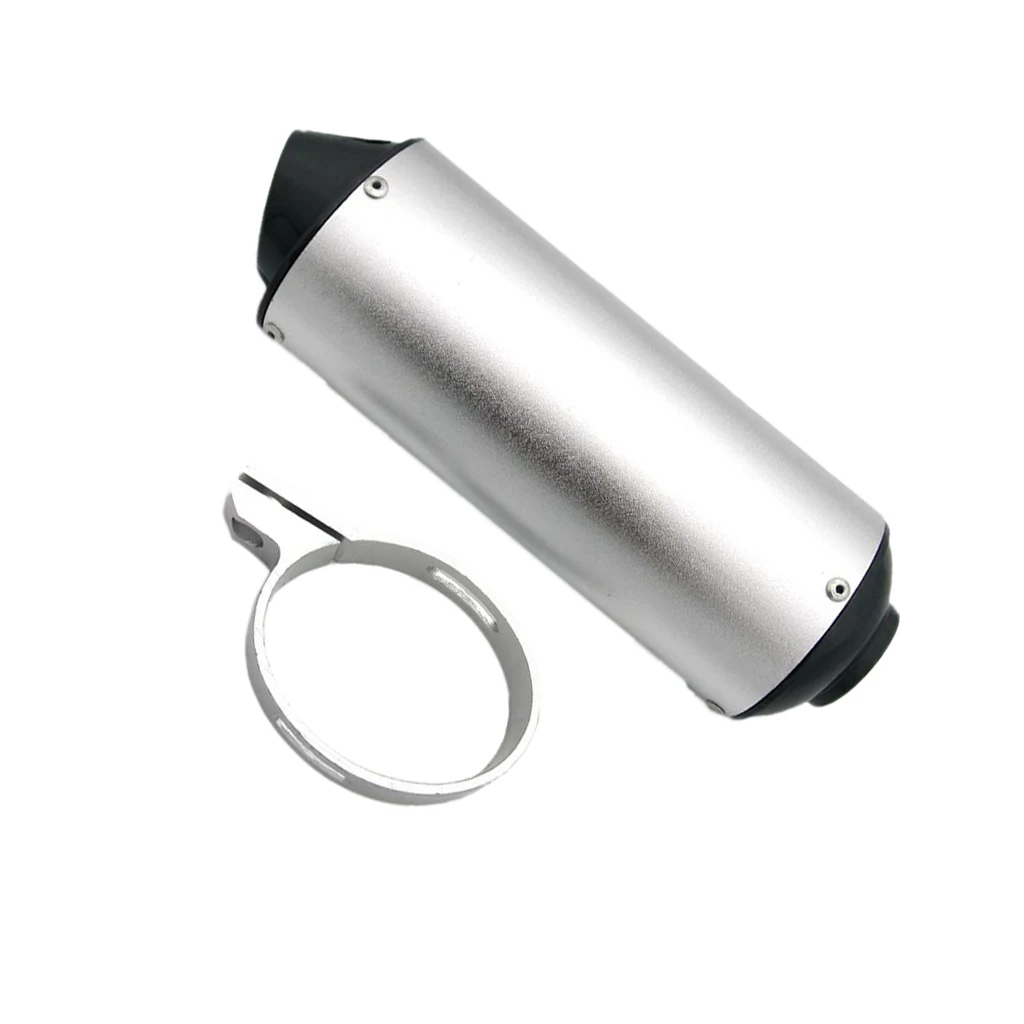 Aluminum Alloy 38mm Silencer Muffler Pipe Exhaust with Clamp for 125 140 150cc PIT Trail Dirt Bike