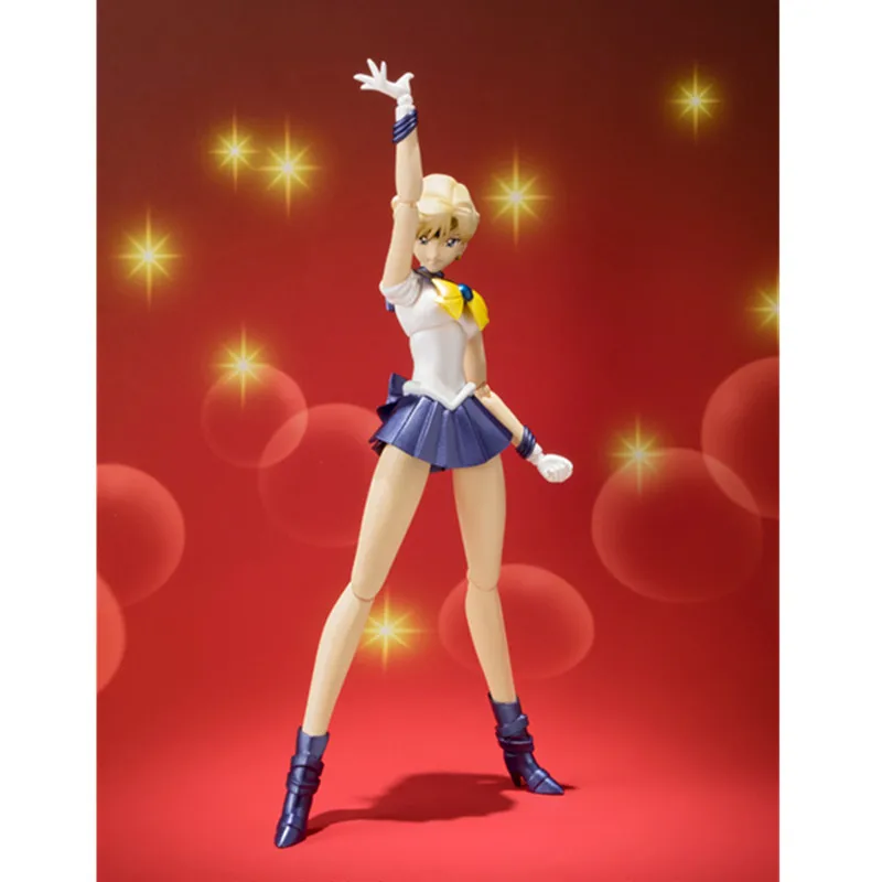 Аниме Сейлор Мун Сейлор Уран Tenoh Haruka ПВХ подвижные игрушки коллекция мультфильм модель игрушки A184